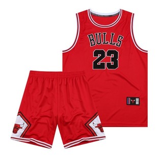 Cross-border foreign trade Bull team No. 23 Jordan embroidered jersey suit high-end embroidery craft basketball uniform DIY