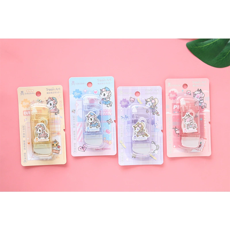 Корректор-лента (TOKIDOKI) TR-EMB0211 — милый дизайн единорога, 8 м, компактная кассета
