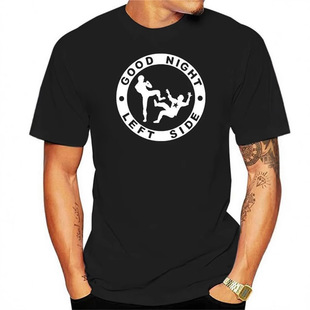 Good Night Left Side T Shirt Novelty Funny Graphic Tees Wome