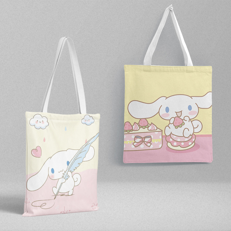 Bolsa de lona Sanli Gull pequeña fresca y simple estilo ins versión coreana hermosa bolsa de hombro bolsa de compras portátil al por mayor