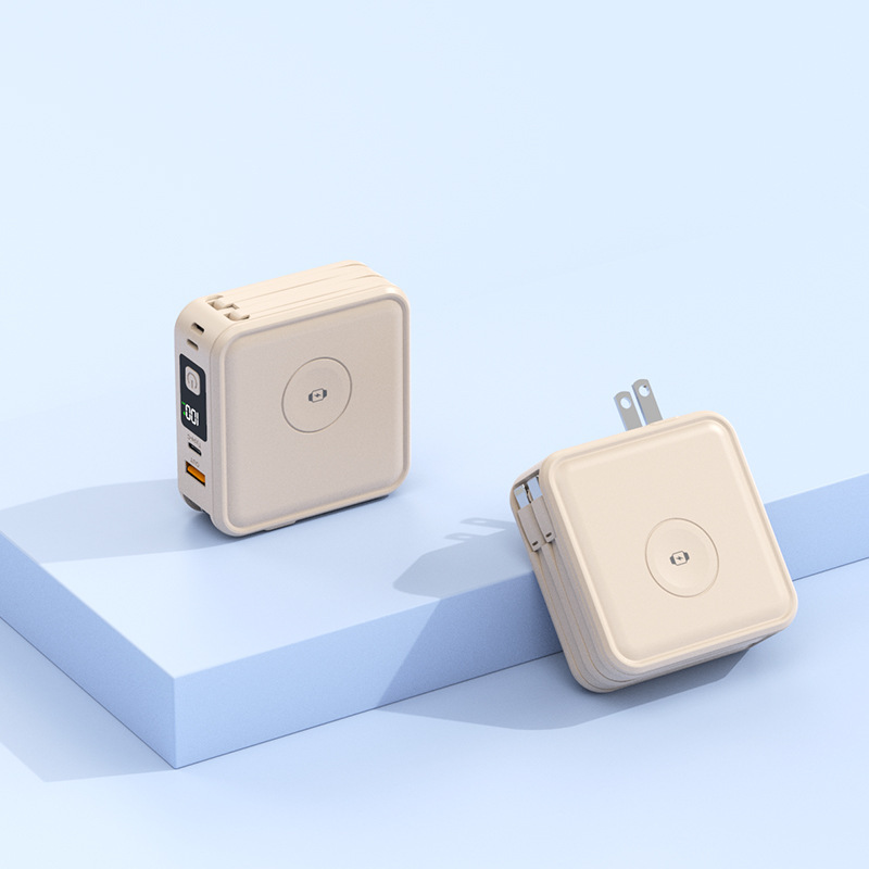 磁気ワイヤレスパワーバンクにはプラグが付属しており、時計のワイヤレス充電をサポートしています。隠しスタンドモバイル電源|undefined