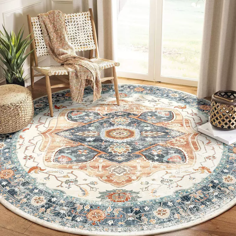 Retro carpet with seat, boho style, American style, Amazon