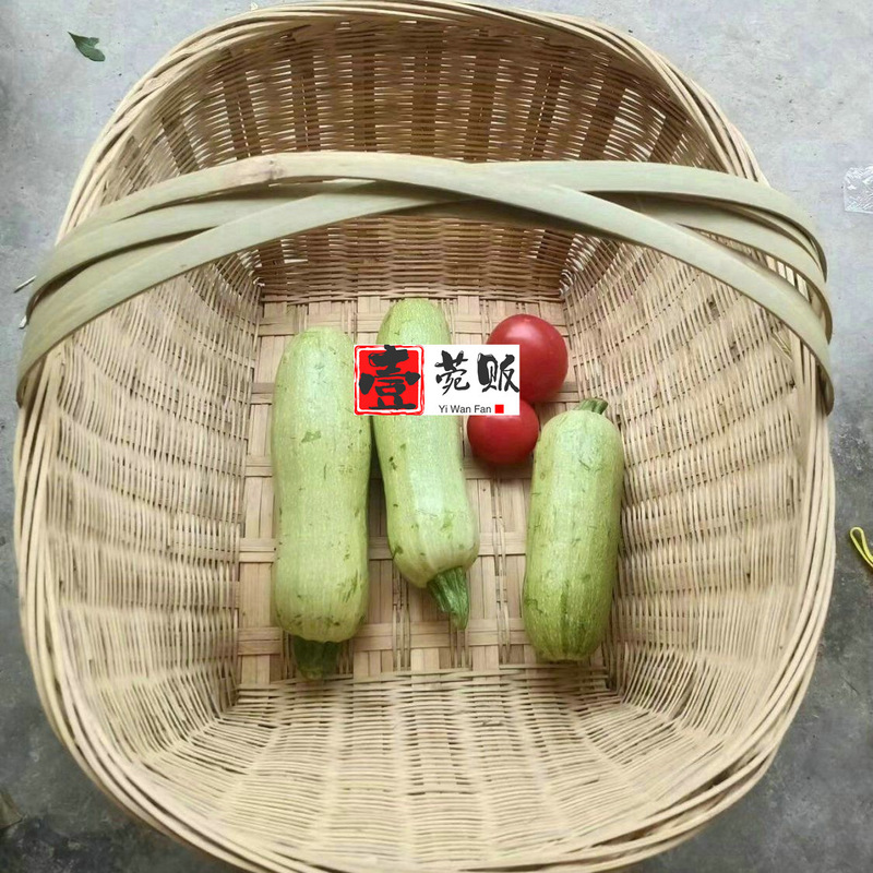 田舎の家庭用竹かご、ポータブル野菜買い物かご、手編みの卵かご、丸い竹かご、果物保存かご|undefined
