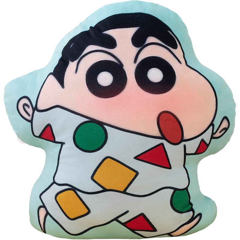 일본 크레용 신 베개 담요 이중 사용 사무용 자동차 에어컨 담요 베개 담요 베개 등받이