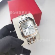 黛施卡家手表方形女表轻奢时尚小众钢带石英腕表厂家货源高级名表