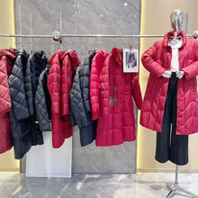 宝25冬款莱国际90‬白鸭绒保暖加厚羽绒服直播实体撤柜品牌折扣货