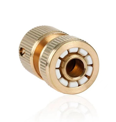 Household car wash water gun water pipe connection accessories 4-point copper nipple quick-connect pure copper garden water pipe water joint