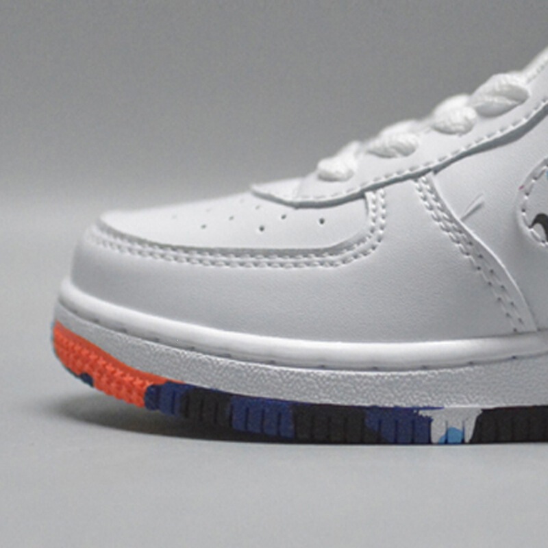 Air Force One Children's Shoes Af1 Low-Top Lace-Up Kids' Sneakers for Boys and Girls, Fashionable White Shoes, Putian Children's Shoes