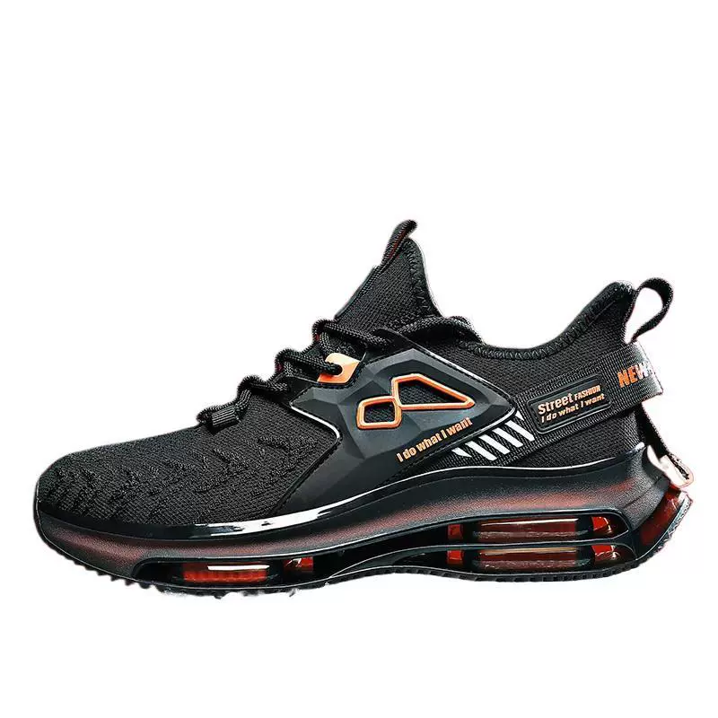 Men's summer high footwear, invisible sports shoes for leisure platform, breathable soft heel, 10cm