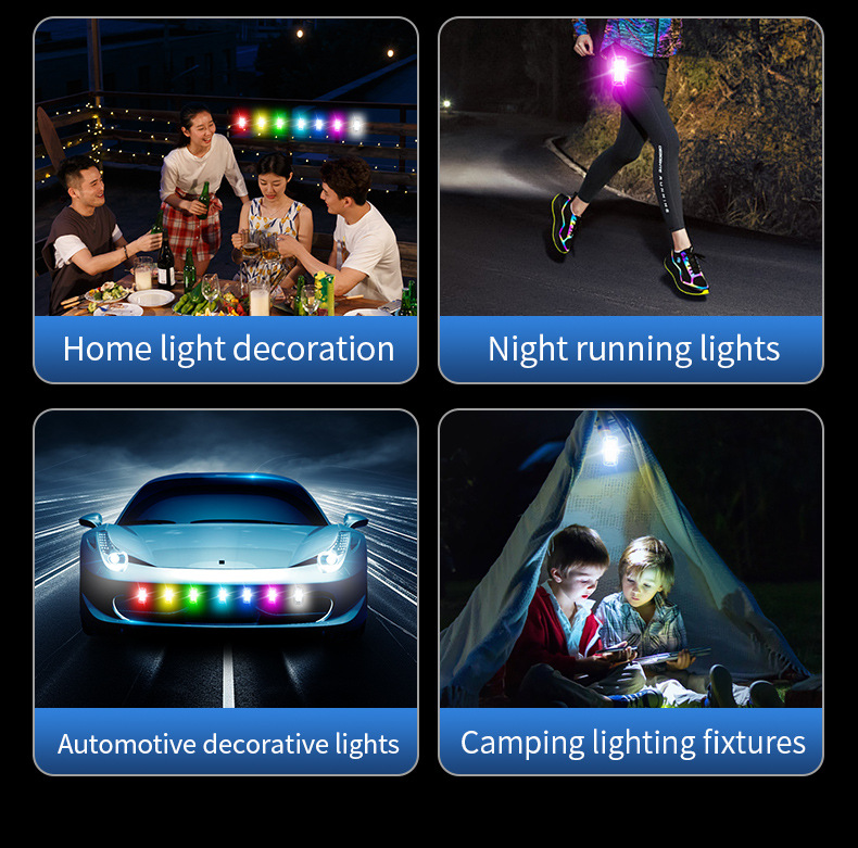 M6S large-capacity car, motorcycle, electric vehicle, aircraft light, modified drone flash light, outdoor warning light