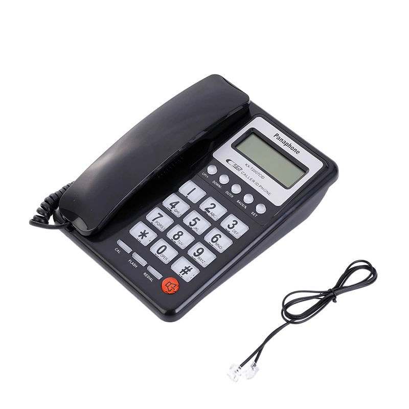 Домашний офис гостиницы KX-T2007CID Телефон с идентификатором абонента стационарный телефон оптом