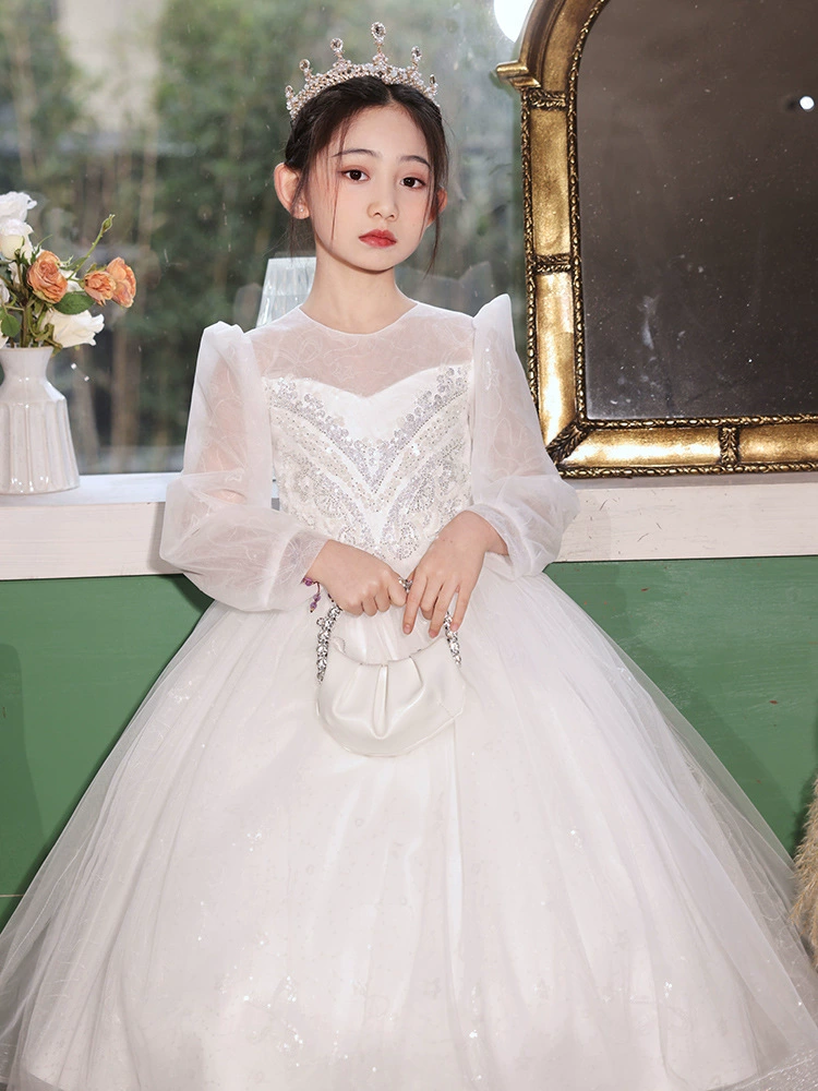 Children's dress, small princess costume, piano performance costume, suit, children's catwalk costume, new collection