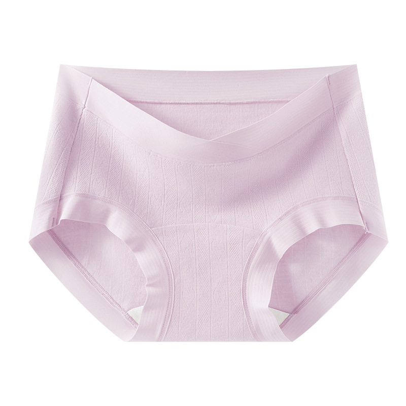 Ropa interior de maternidad de soporte de vientre en forma de V de cintura baja Embarazo temprano y medio tardío Ropa interior de algodón tipo A entrepierna antibacteriana calzoncillos de mujer
