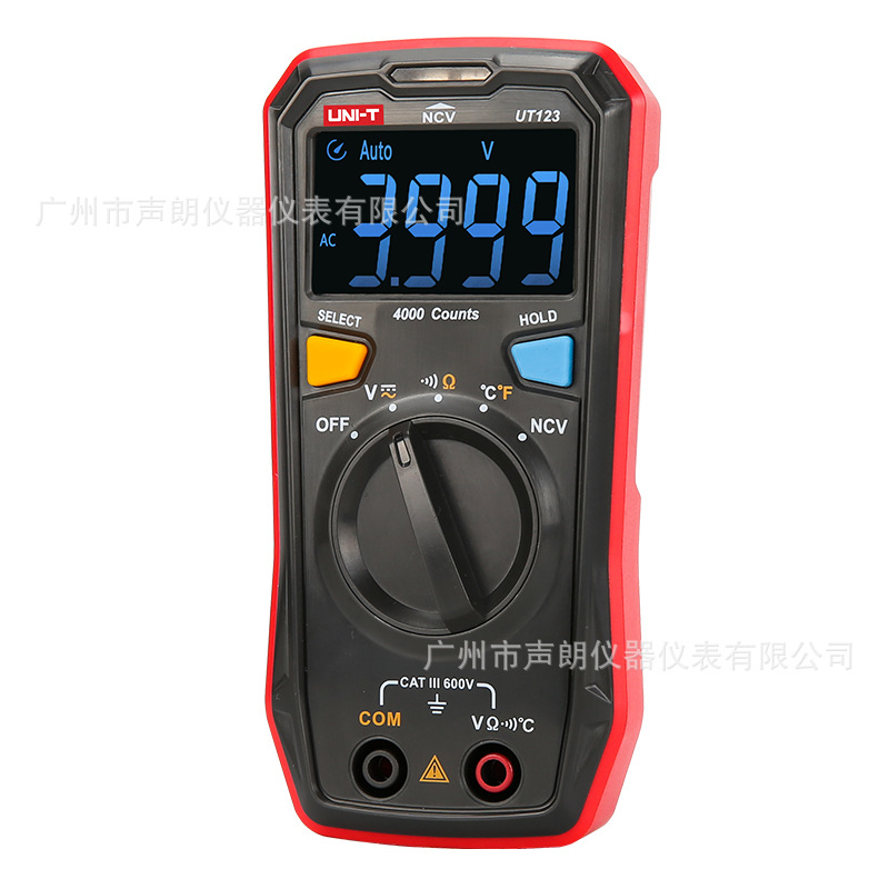 UNI-T优利德UT123家用数字万用表袖珍迷你数显万能表