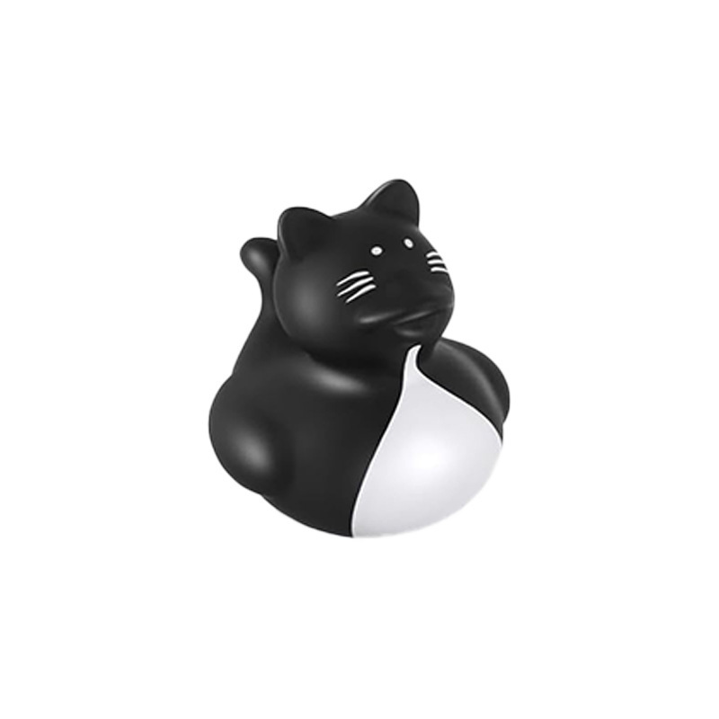 クリエイティブ子猫ビニールアヒル子供用フローティングおもちゃパーティーギフト子供用お風呂のおもちゃ水遊びミニアヒル|undefined