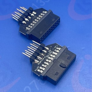 �S��ֱ�NUSB3.0�D2.0 IDC 19PINĸ�DUSB2.0 9PIN��� PH23B