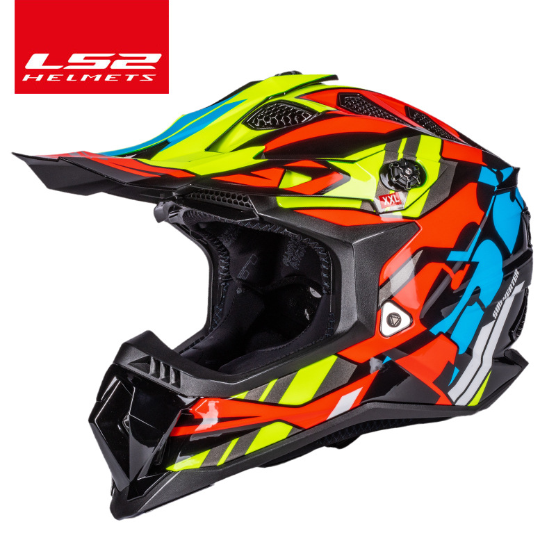 Lin Dao profesional motocicleta Four Seasons casco completo MX700 ls2 off-road casco de la motocicleta tire casco montaña cuesta abajo sitio