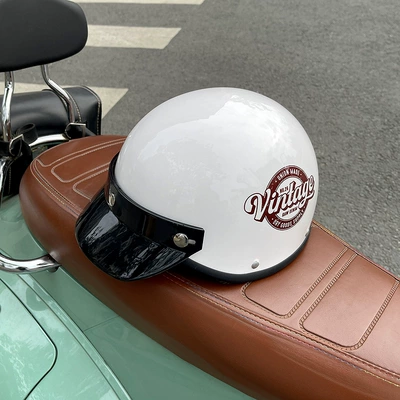Factory in stock tide brand 3C Motosiklet kaskı (dəbilqə) - 3c-english-white-brim