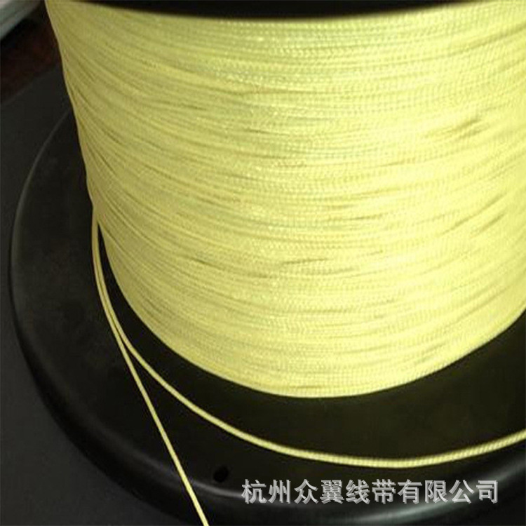 Factory direct supply high temperature resistant wear-resistant Kevlar rope with strong tensile strength and low elongation aramid rope kite rope