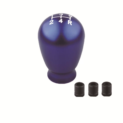 Cab and accessories gear shift head new drop-shaped - blue-5-speed