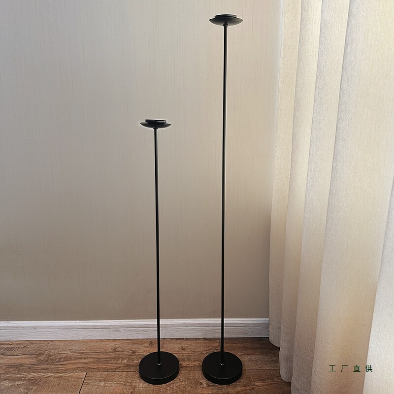 Customized Retro Iron Candlestick Oil Lamp Ornaments Antique Iron Chinese Folk Zen B&B Tea Room Floor Lamp