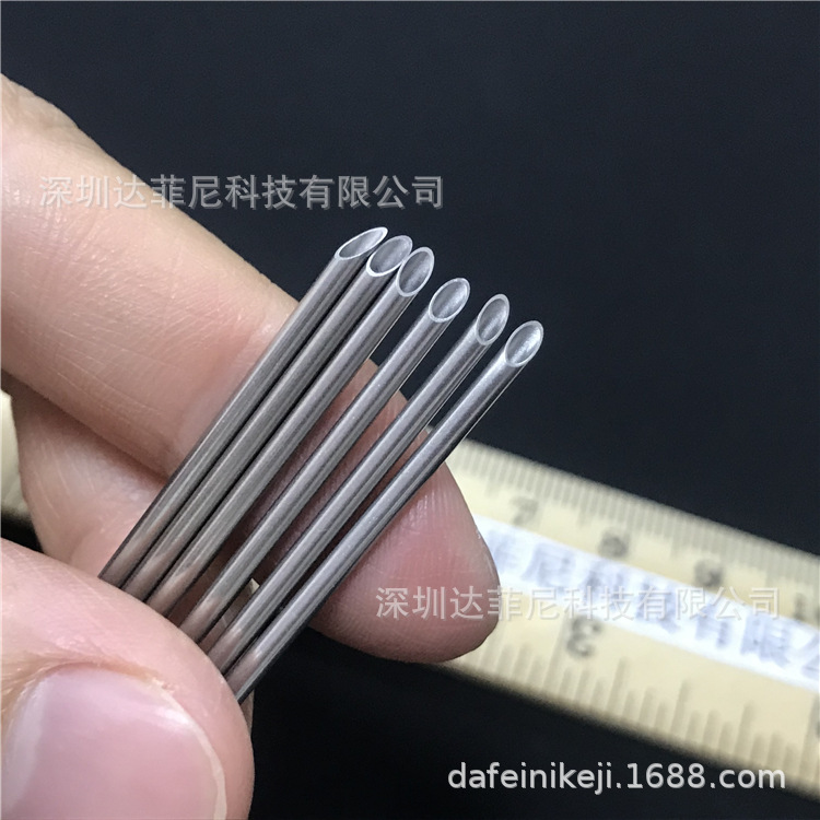 SUS304不锈钢毛细管 医用气腹针 斜口注射金属钢针 试验用针加工