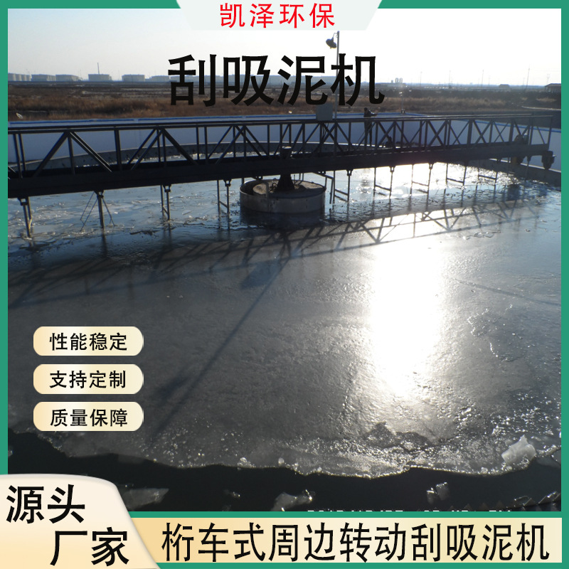 工业市政污水沉淀池 半桥式周边传动刮吸泥机 中心传动刮泥机