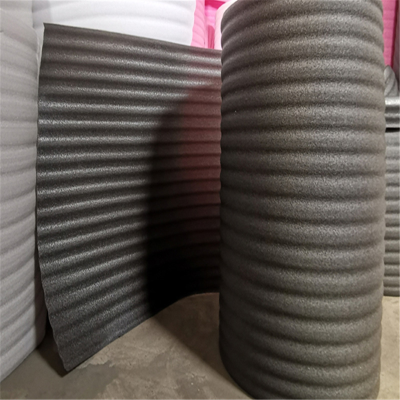 黑色珍珠棉高密度珍珠棉填充材料 泡沫内托黑色EPE泡棉板材批发