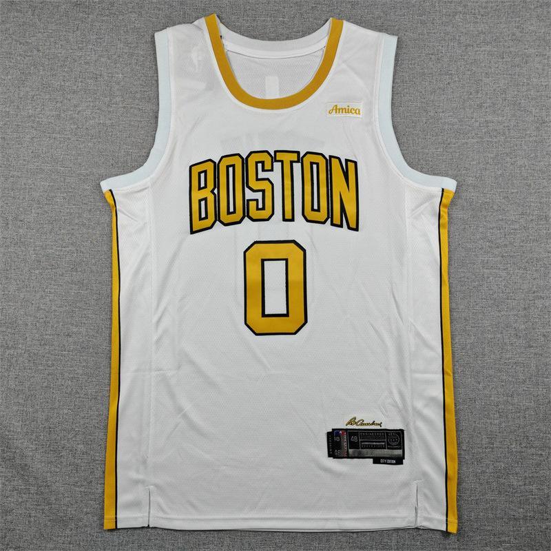 2026 Season New European and American Celtics City Edition Embroidered Basketball Jersey, In Stock, Cross-border Foreign Trade City Edition