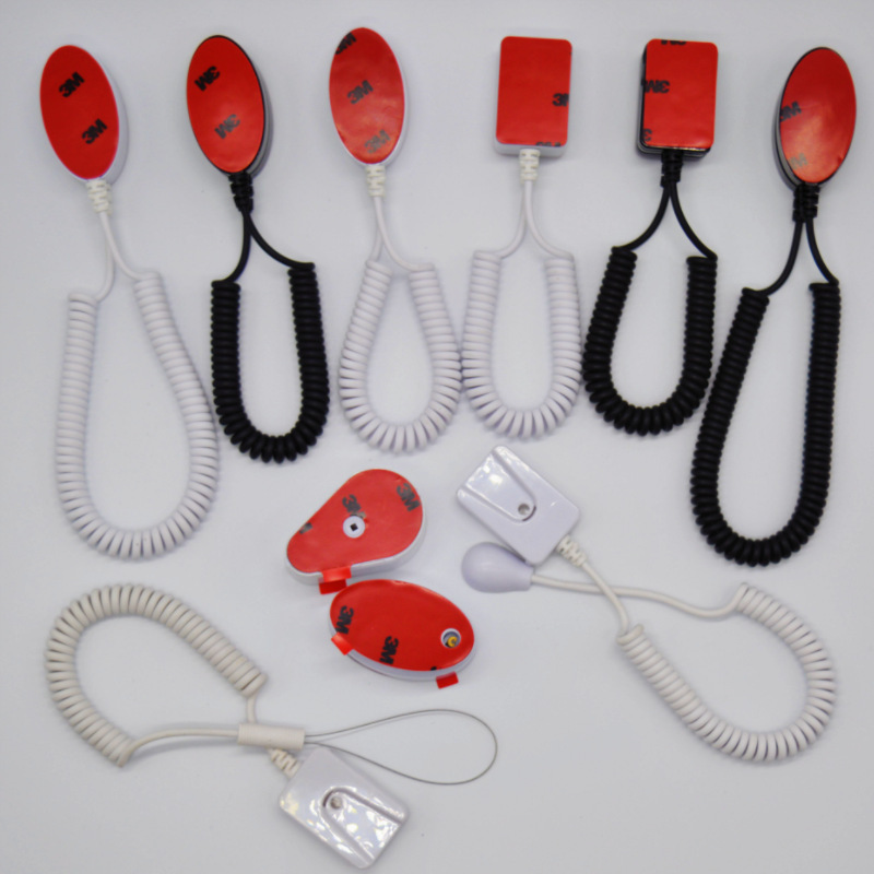 Mobile Phone Anti-Theft Chain Display Stand, Magnetic Spring Cord Anti-Loss Rope, Remote Control Magnetic Oval Steel Wire Pull Cord Box Mobile Phone Anti-Theft Chain Display Stand, Magnetic Spring Cord Anti-Loss Rope, Remote Control Magnetic Oval Steel Wire Pull Cord Box