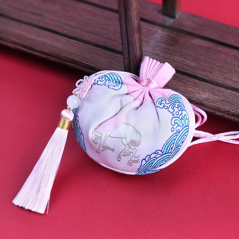 Dragon Boat Festival repelente de mosquitos bolsita de brocado bolsita vacía bolsita portátil antiguo coche colgante Dragon Boat Festival regalo