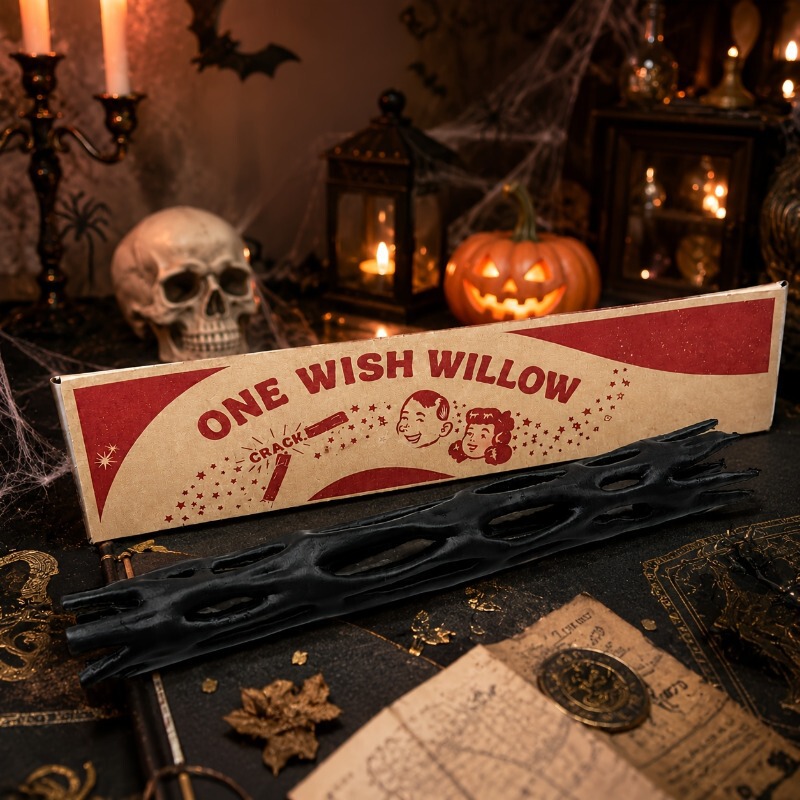 [In Stock] 3D Printed Obsession Black Willow Wood Wishing Wand with Color Box, Same Style as in Movies and TV