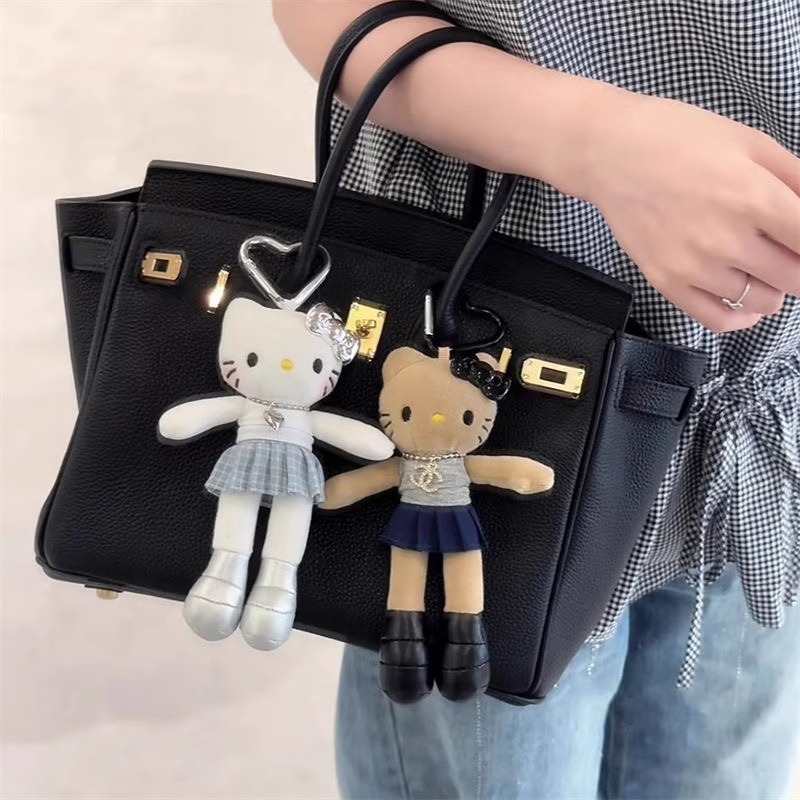 新しいかわいい長い脚ぬいぐるみペンダントスカートドレスアップベビー服インスタイル人形ペンダントバックパックキーホルダーバッグペンダント|undefined
