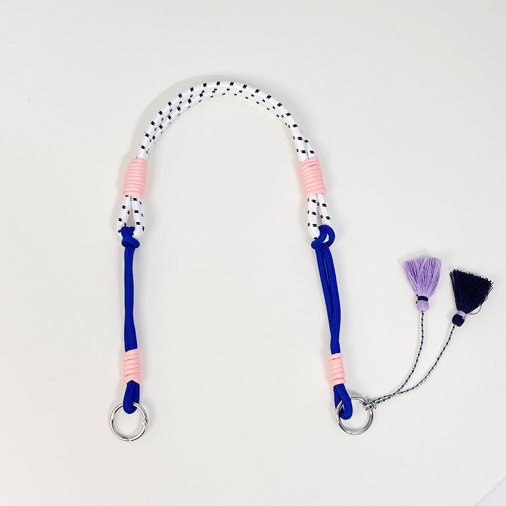 Black blue straps