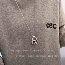 fever博主同款 韩国韩版不规则项链简约气质ins毛衣链小红书项链