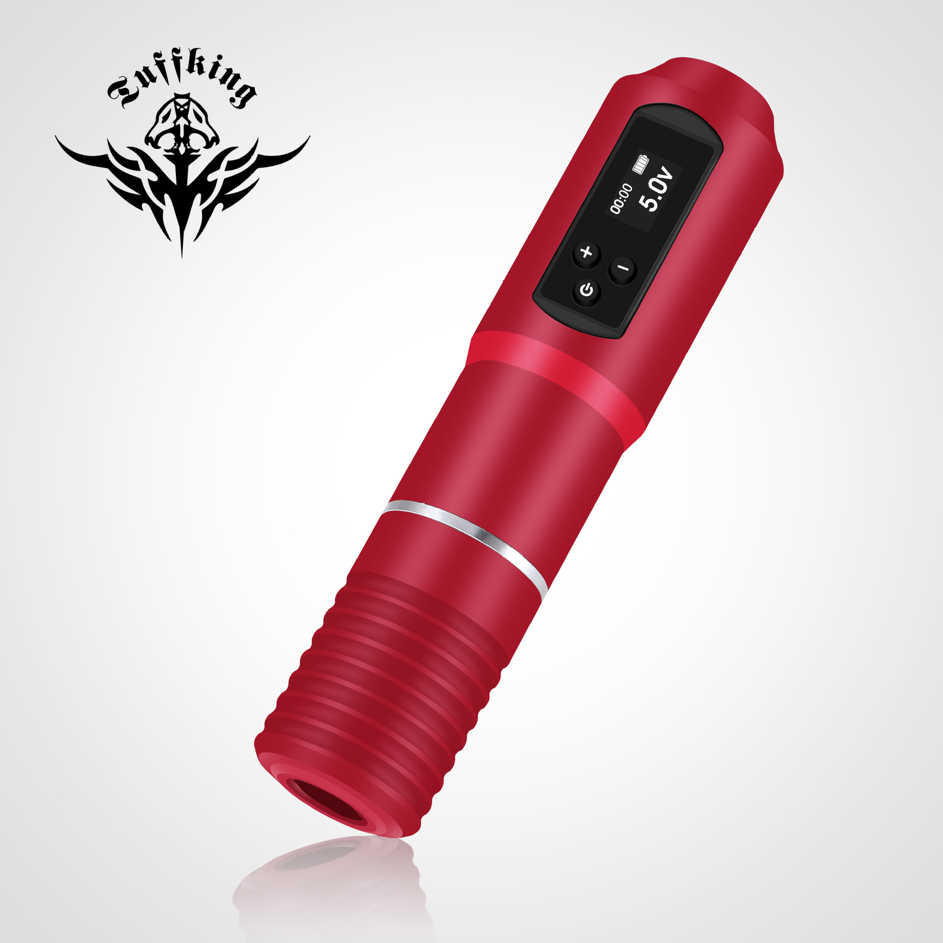 Tuffking tatuaje inalámbrico pluma de batería máquina de tatuaje pantalla digital todo en uno equipo de herramientas de tatuaje profesional
