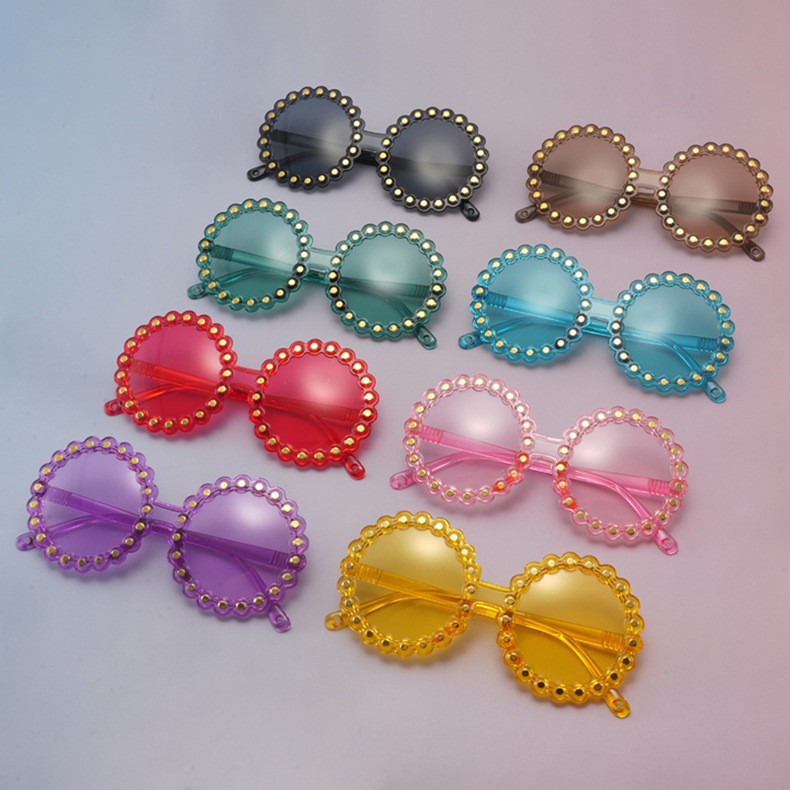 2025 nuevos lindos gafas de sol para niños PC en gafas de sol de comercio electrónico para correr gafas de protección solar UV para niños