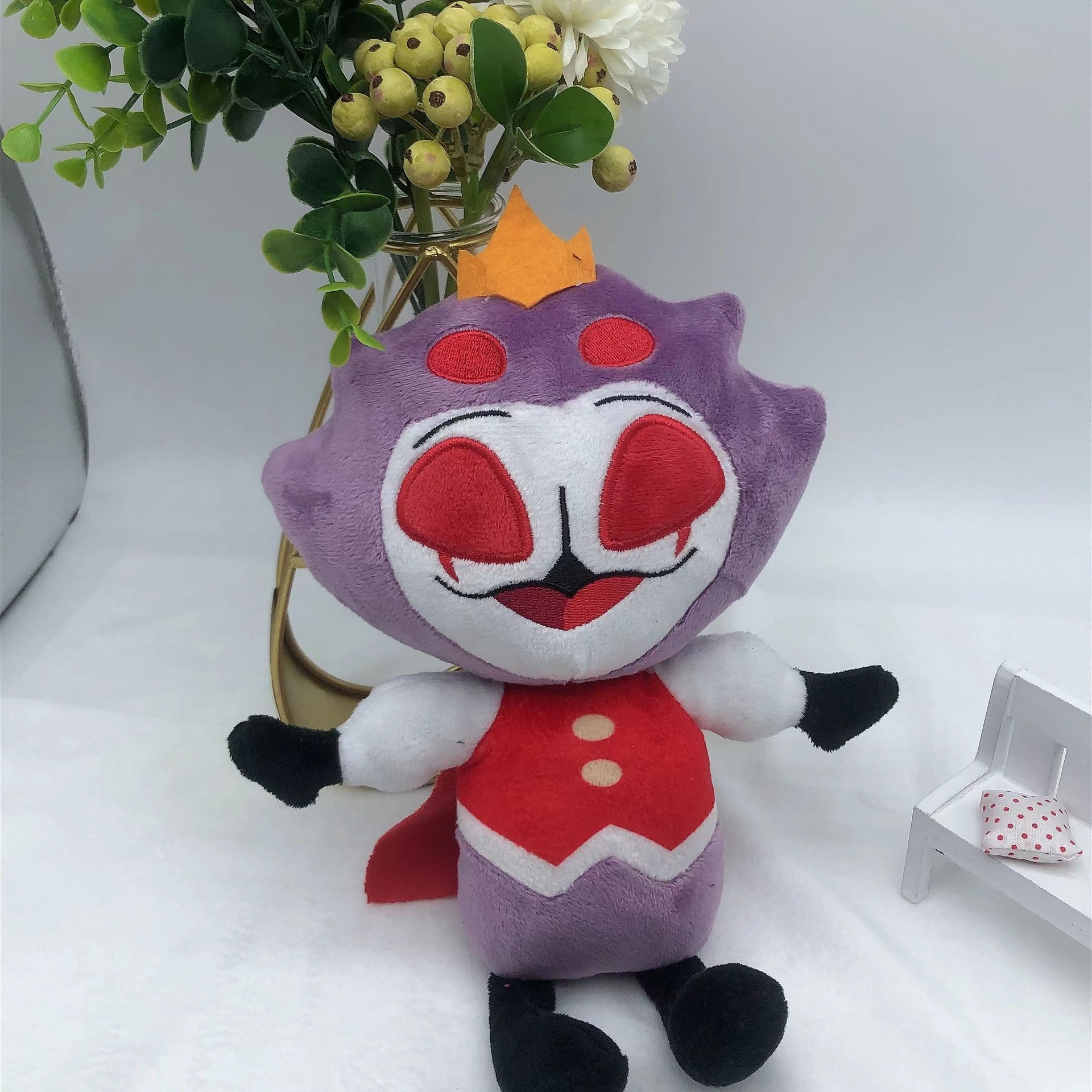 跨境Helluva Boss极恶老大恶魔公仔比利兹亲王娃娃动画毛绒玩偶-阿里巴巴