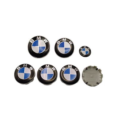 car emblems, 7-piece set, 50th anniversary, Car logo