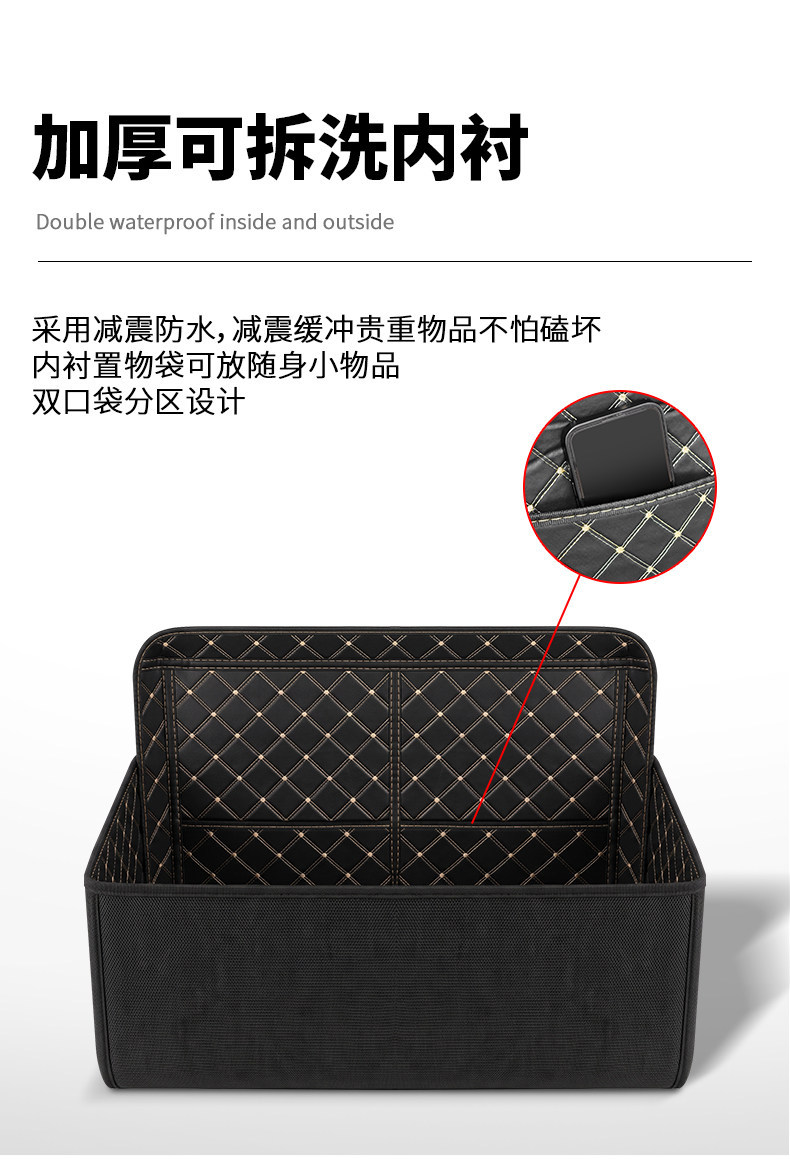 Aluminum alloy motorcycle tail box 65L large capacity universal quick-release motorcycle travel toolbox waterproof electric vehicle trunk