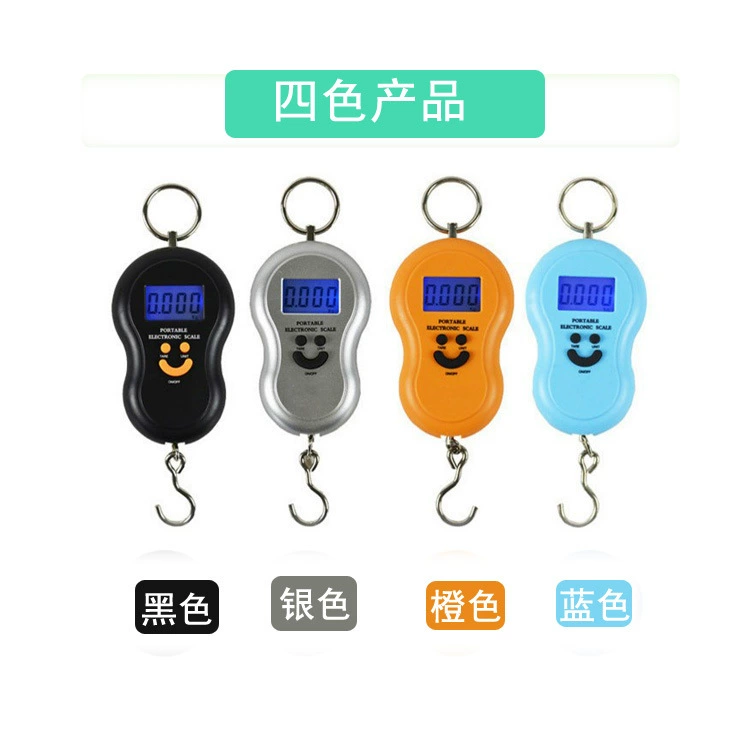 Китайские и английские портативные мини-портативные весы в форме тыквы портативные весы крючок Экспресс-весы электронные весы 50 кг рыболовные Весы