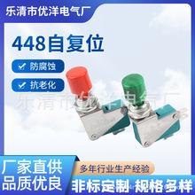 供应DS438-448单联 自复位小型点动按钮微动开关 银触点按钮开关