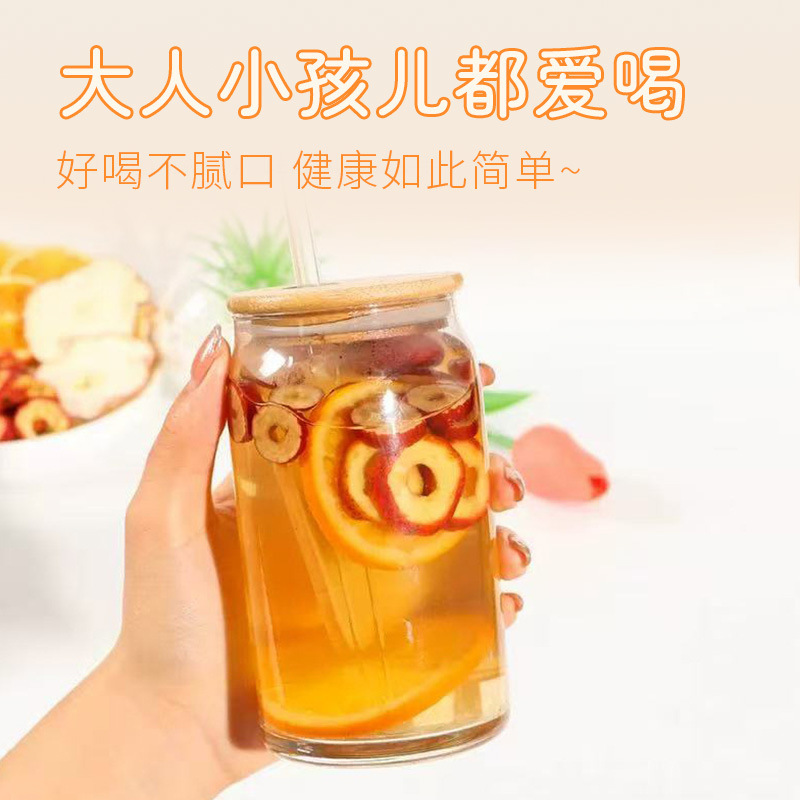 Apple Hawthorn Warm Orange Fruit Tea 100g Box Sugar-Free Cold Brew Wellness Tea specifications