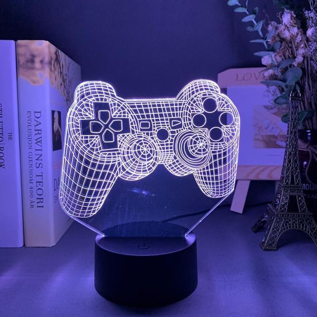 Lámpara 3D LED de fútbol – USB – Decoración nocturna para habitación infantil