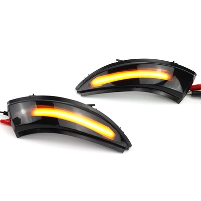 Suitable for 13-18 Renault Clio Iv Modified Led Reversing Mirror Rearview Mirror Running Light Turn Signal (Dönmə işıqları)