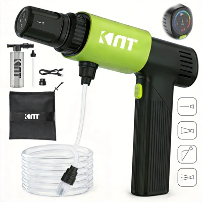 Simsiz Portativ Qatlanan Tutacaqlı Yüksək Təzyiqli Təmizləyici, LCD Ekran, İki Səviyyəli Tənzimləmə, 0.8kg, Type-C