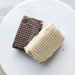 Zhang Dajie Wafer Cookies, Old Yogurt Flavor, Light Coffee, Crispy Coffee Flavor, Bagged 408g, Snack Food