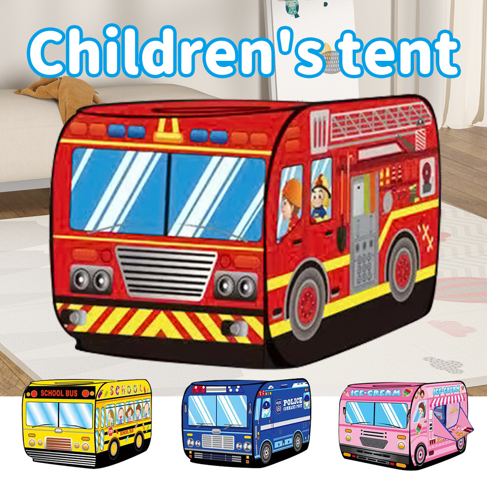 Children's indoor and outdoor car tent play house toy playhouse automatic pop-up installation-free foldable small house