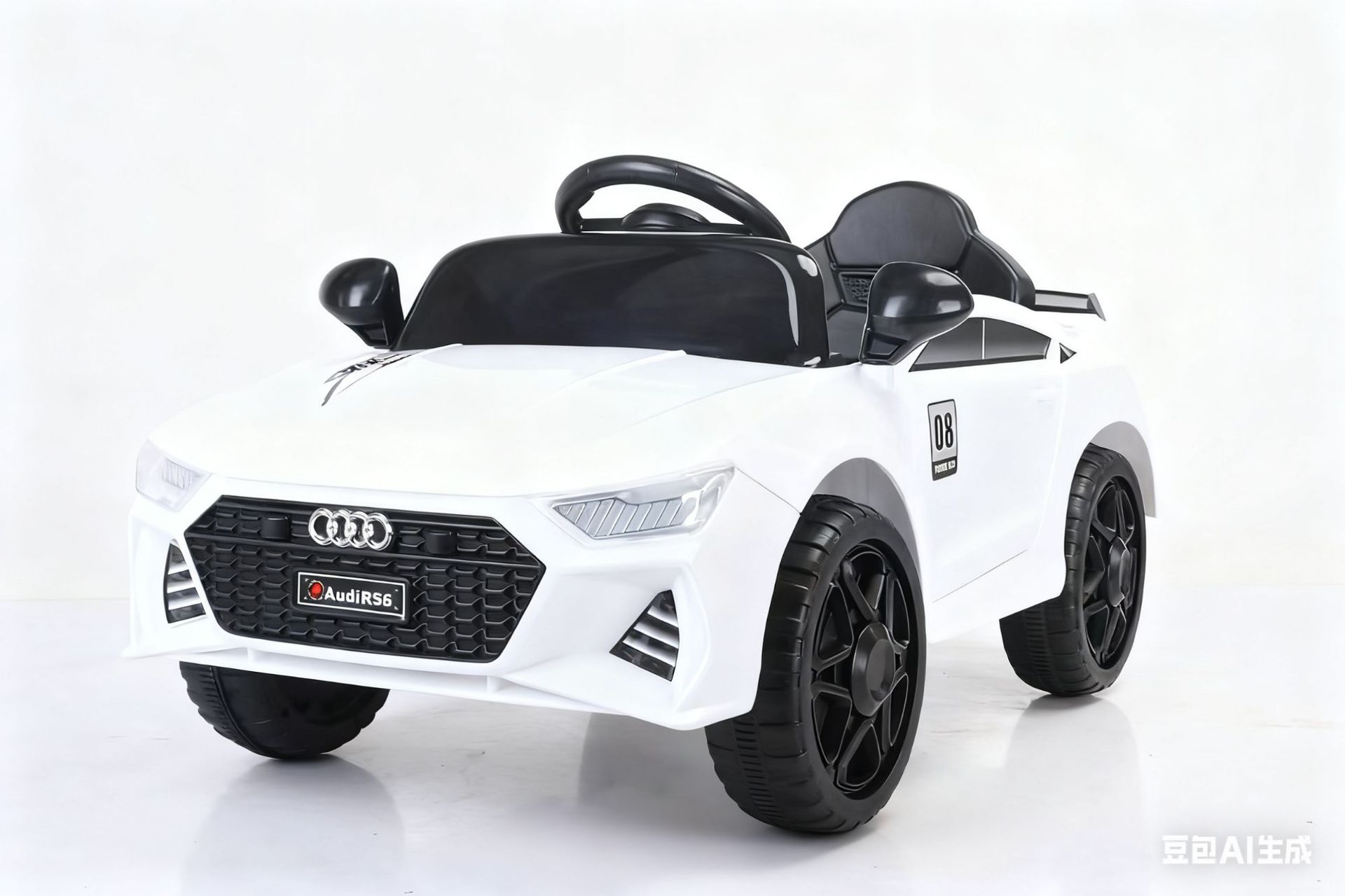 Nuevo coche eléctrico para niños de cuatro ruedas coche de juguete controlado remoto coche giratorio para bebés para hombres y mujeres se puede sentar en coche de carga