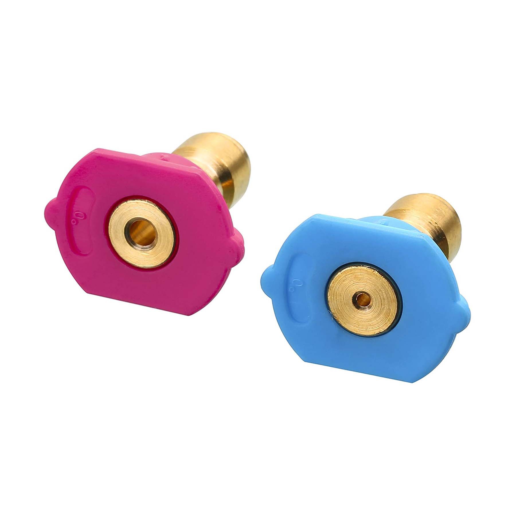 五色喷嘴批发清洗机高压枪头1/4快插出水喷头 高压清洗机喷嘴